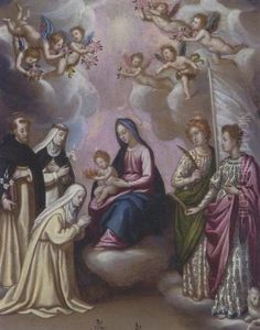 Die Madonna Mit Dem Christuskind by Hans Rottenhammer the Elder