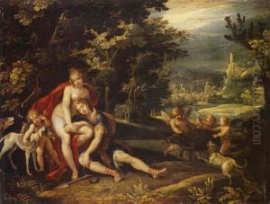 Diane Et Acteon by Hans Rottenhammer the Elder
