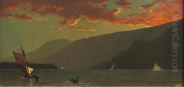 Sunset On The Hudson - view 1
