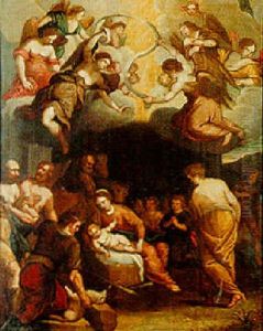 The Adoration Of The Shepherds by Hans Rottenhammer the Elder