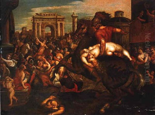 The Rape Of The Sabine Women - view 1