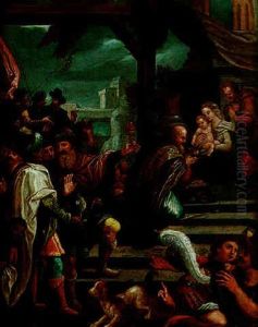 The Adoration Of The Magi by Hans Rottenhammer the Elder