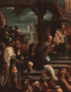 The Adoration Of The Magi by Hans Rottenhammer the Elder