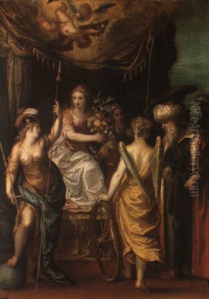 Minerva, Fortune And Abundance - view 1