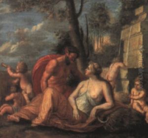Satyr Mit Ceres by Hans Rottenhammer the Elder