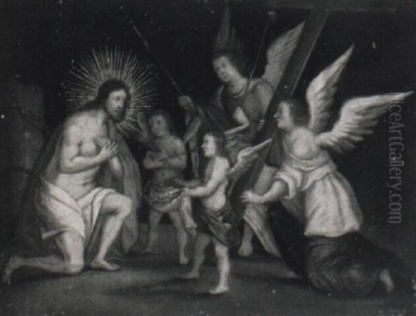 Engel Uberbringen Christus Die Marterwerkzeuge - view 1