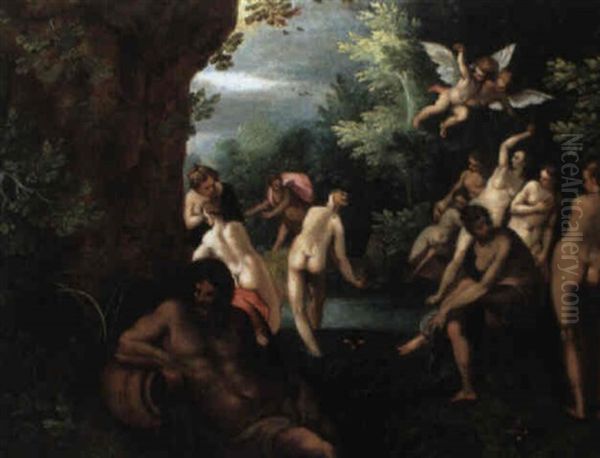 Diana And Her Nymphs Surprised By Actaeon - view 1