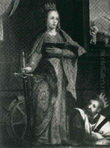 Catherine Of Alexandria by Hans Rottenhammer the Elder