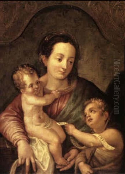 The Madonna And Child With The Infant St John - view 1