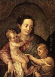The Madonna And Child With The Infant St John