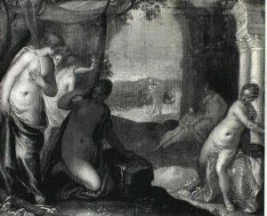 Diana And Actaeon by Hans Rottenhammer the Elder