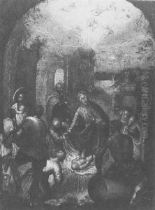 Adoration Of The Sheperds by Hans Rottenhammer the Elder