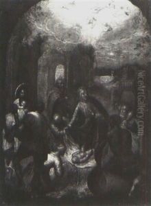 Adoration Of The Shepherds by Hans Rottenhammer the Elder