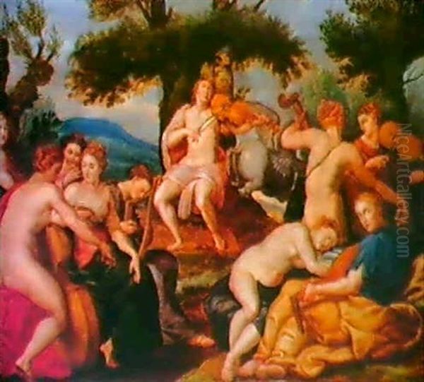 Pegase Et Les Muses - view 1