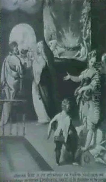 Szene Aus Der Legende Der Heiligen Katharina Von Alexandrien - view 1