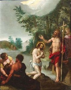 Taufe Christi by Hans Rottenhammer the Younger