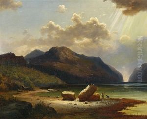 Gewitterstimmung Am Fjord by Carl Rottmann