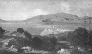 Blick In Die Bucht Von Genua by Carl Rottmann