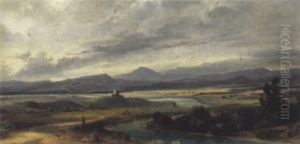 Fidenae Am Tiber In Der Romagna by Carl Rottmann