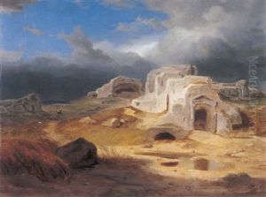 Syrakus-grab Des Archimedes by Carl Rottmann