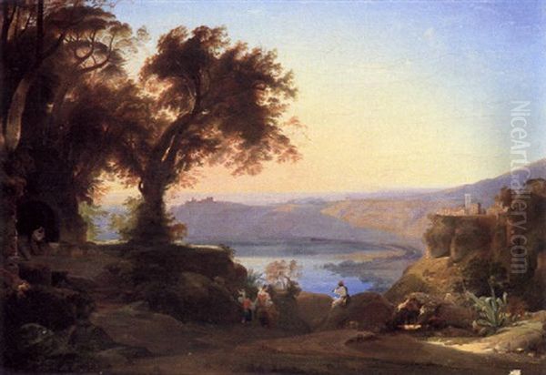 Der Nemi-see In Der Albaner-bergen - view 1