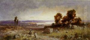 Wolkige Landschaft by Carl Rottmann