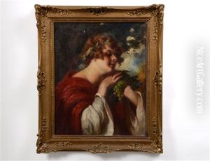 Lady With Grapes