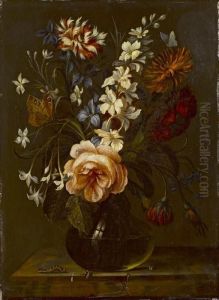Blumenstillleben by Abraham Bosschaert
