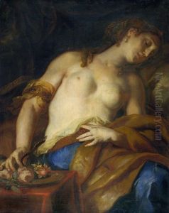 Kleopatra by Johann Franz Michael Rottmayr