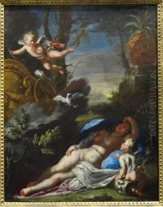 Le Sommeil De Venus by Johann Franz Michael Rottmayr