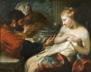 Suzanne Et Les Vieillards by Johann Franz Michael Rottmayr