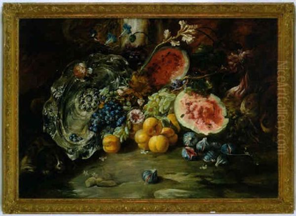 Natura Morta Nella Maniera Di Abraham Brueghel - view 1