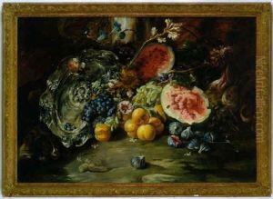 Natura Morta Nella Maniera Di Abraham Brueghel