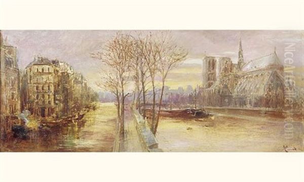 Les Inondations De Paris En 1910 - view 1