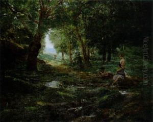Baigneuses Dans Un Sous-bois