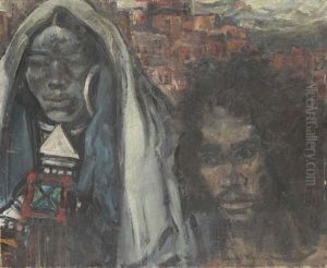 Haratine Et Mauritanien by Andre Thomas Rouault