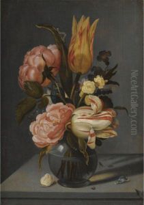 Still Life With Tulips by Ambrosius the Younger Bosschaert