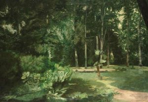 Im Schlosspark by Bohumir Roubalik