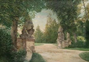 From The Royal Garden At Prague Castle by Bohumir Roubalik
