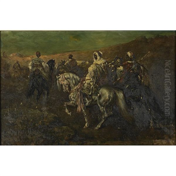 Arabian Horsemen - view 1