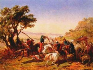 Scene De Bataille En Algerie Scene De Bataille En Algerie