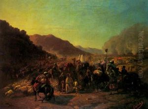 Retour De S.a.mgr Le Duc D'aumale Dans La Plaine De La Mitidja Apres La Prise De La Smala D'abd-el-kader Retour De S.a.mgr Le Duc D'aumale Dans La Plaine De La Mitidja Apres La Prise De La Smala D'abd-el-kader