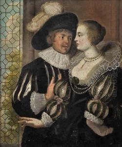 La Conversation Galante by Abraham Bosse