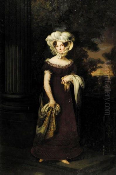 Portrait Of Empress Elizabeth Alexievna, Nee Princess Louise Of Baden-durlach, Consort Of Emperor Alexander I - view 1