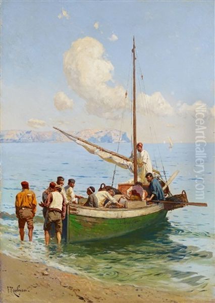 Fishermen On The Black Sea - view 1