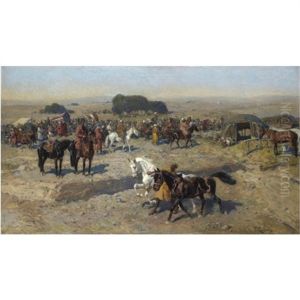 Encampment by Franz Roubaud