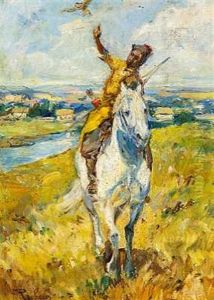 Horseman With Gerfalcon