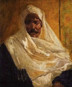 Portrait Eines Arabers