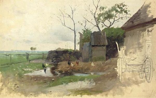 A Farmyard (study) - view 1