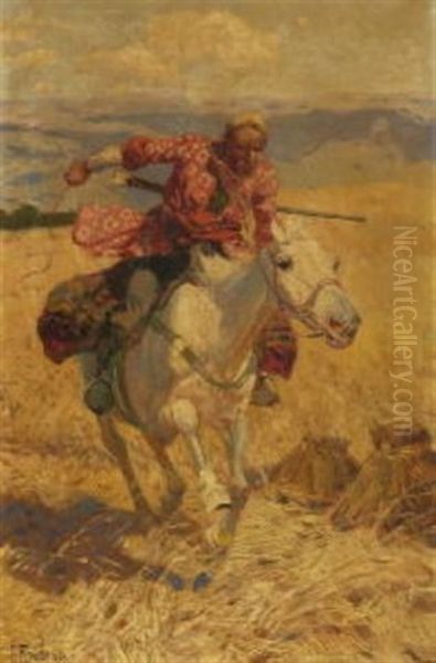 Reitender Mongole - view 1